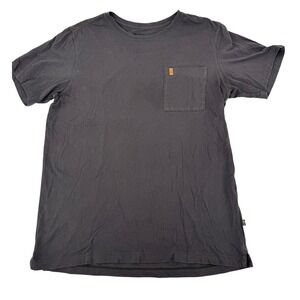 Fjallraven Pocket T-Shirt Mens XL Charcoal Gray Short Sleeve Gorpcore Hiking Tee